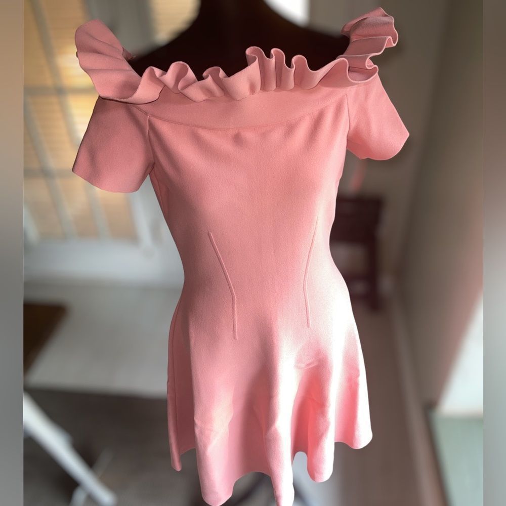 Alexander McQueen Off the Shoulder Skater Dress NWT
